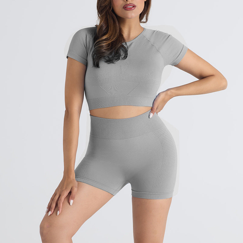 Thread Outdoor Sports Fitness Clothes High Elastic Suit